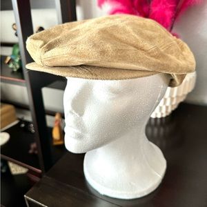 Country Gentleman Suede Newsboy Cap